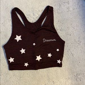 EUC Spiritual Gangster fitted crop tank